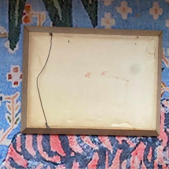 1960s MCM Print of a Girl - Picture 6 of 9